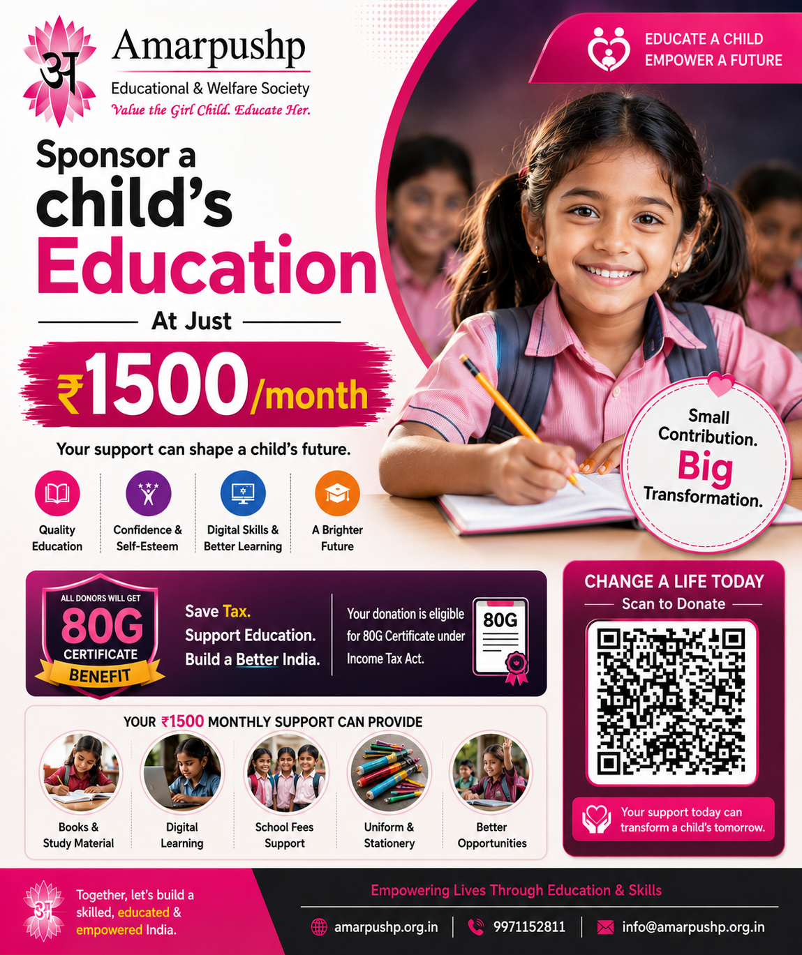 SponsorAChild-1500 per month